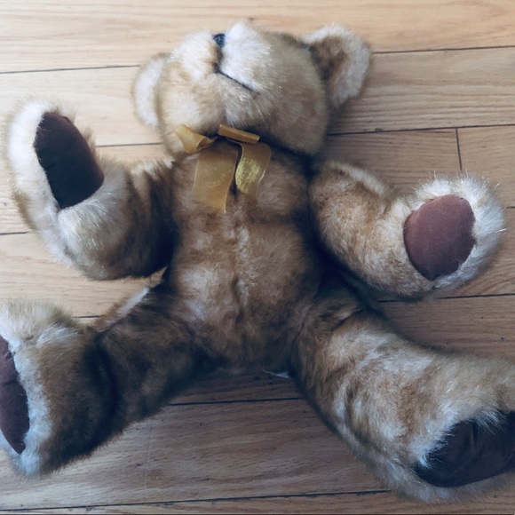 Cute Soft Cuddly Teddy Bear with Bow - Picture 6 of 7